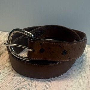 Vintage Silver Creek Leather Belt 🌵38